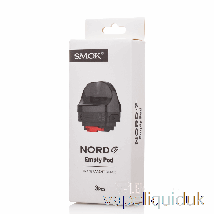 SMOK Nord GT Replacement Pods Transparent Black Vape Liquid